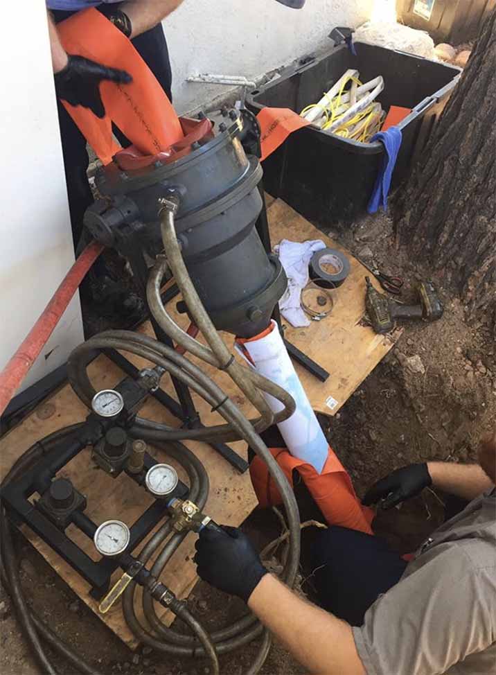 trenchless sewer repair in Tortolita, AZ