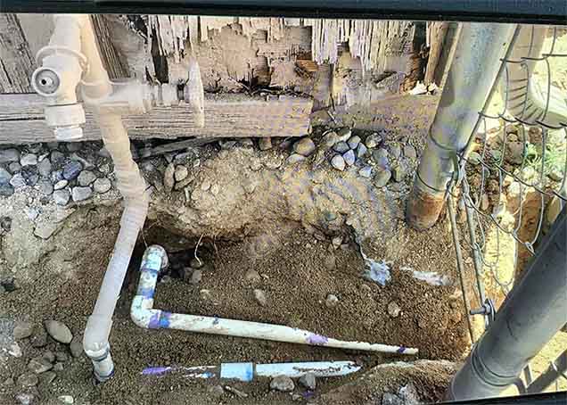 installing new pipes