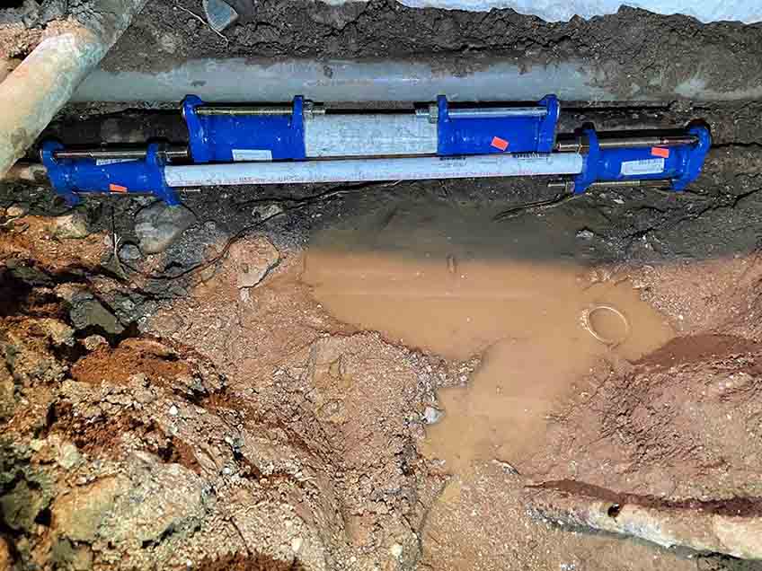 RAM Plumbing team fixing water lines Catalina Foothills, AZ