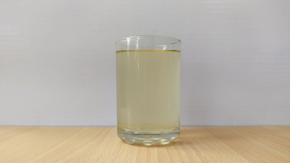 cloudy water in a glass